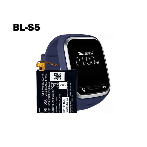 ⁦בטרייה חלופית BL-S5 מתאים ל LG Smart Watch VC200⁩ – תמונה ⁦4⁩